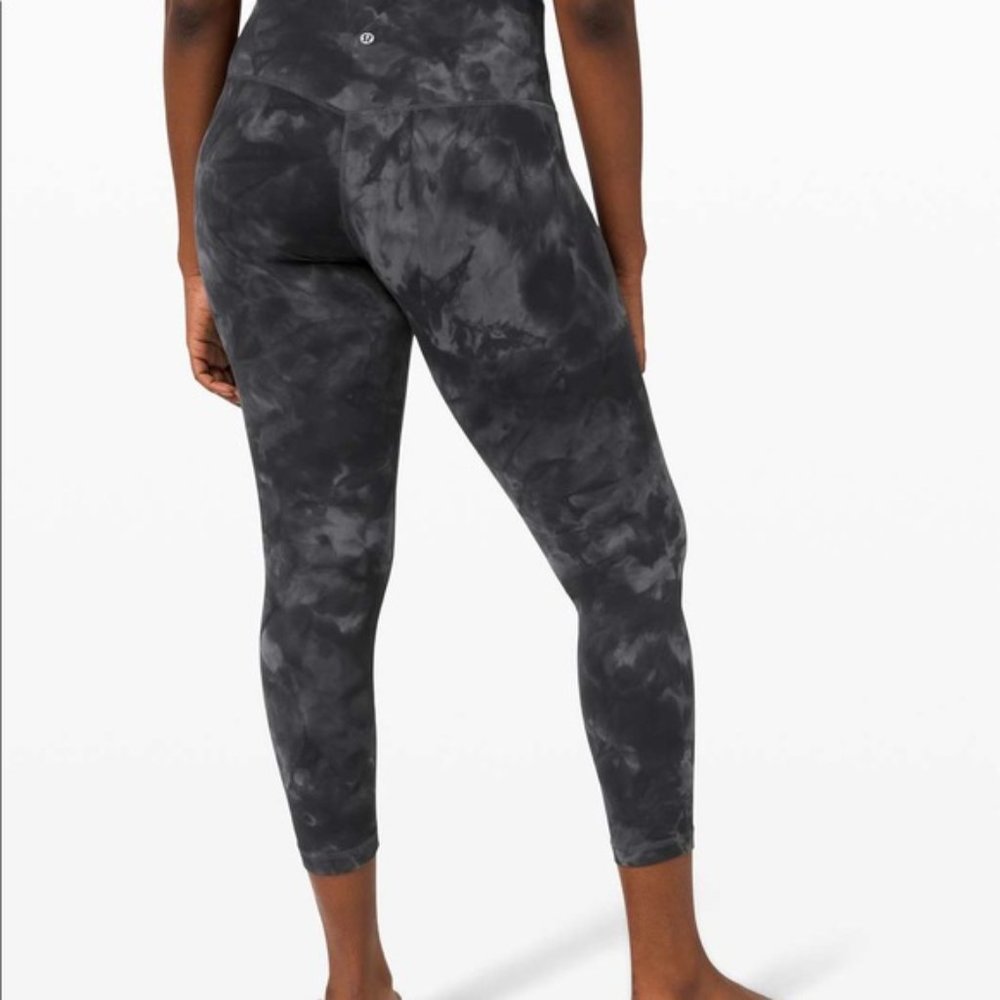 Lululemon Align leggings - diamond dye graphite grey size 4